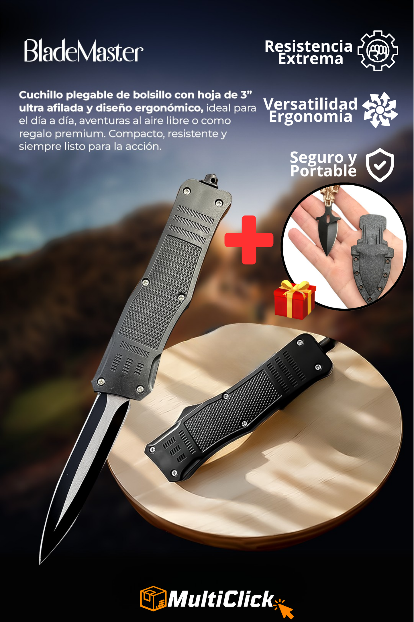 tactico - cuchillo - automatico