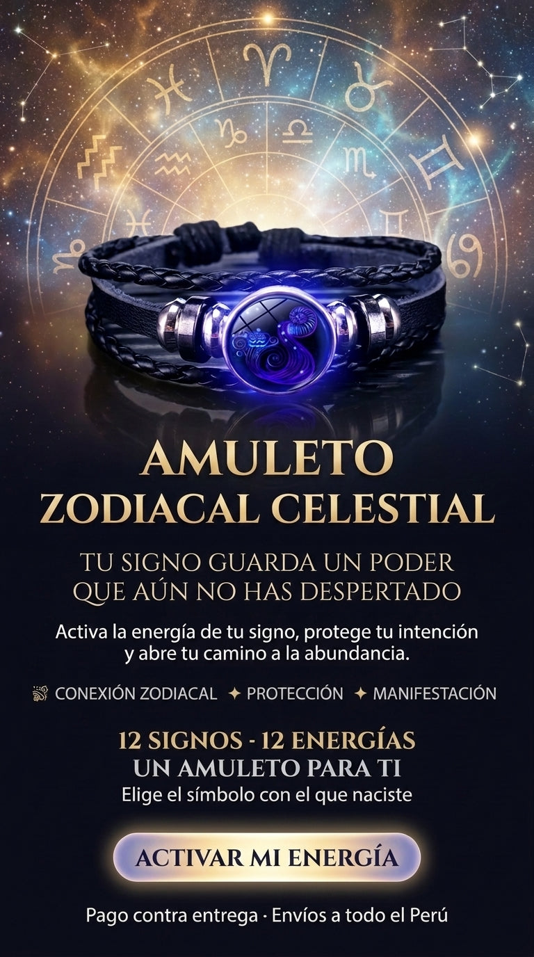 Pulsera Amuleto Zodiacal Celestia™ | Elige tu Signo