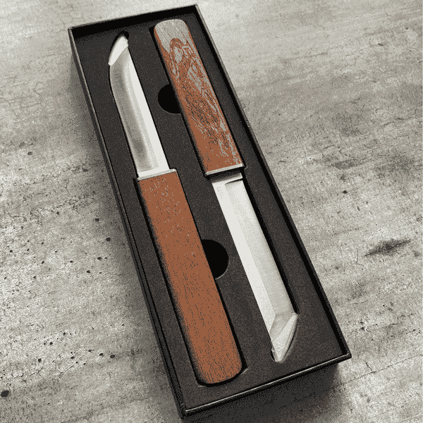El primer cuchillo de chef de doble hoja del mundo