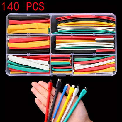 Kit X 140 UND de conector de cable de tubo termorretráctil impermeable