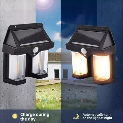 LAMPARA DOBLE SOLAR DE PARED |K559|