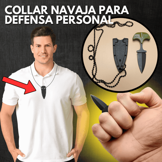 Collar Navaja para Defensa Personal