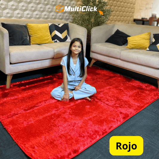 Alfombra peluda 1.50 x 2mt