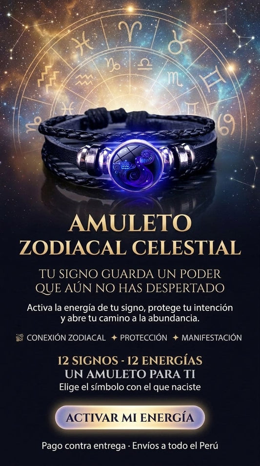 Pulsera Amuleto Zodiacal Celestia™ | Elige tu Signo