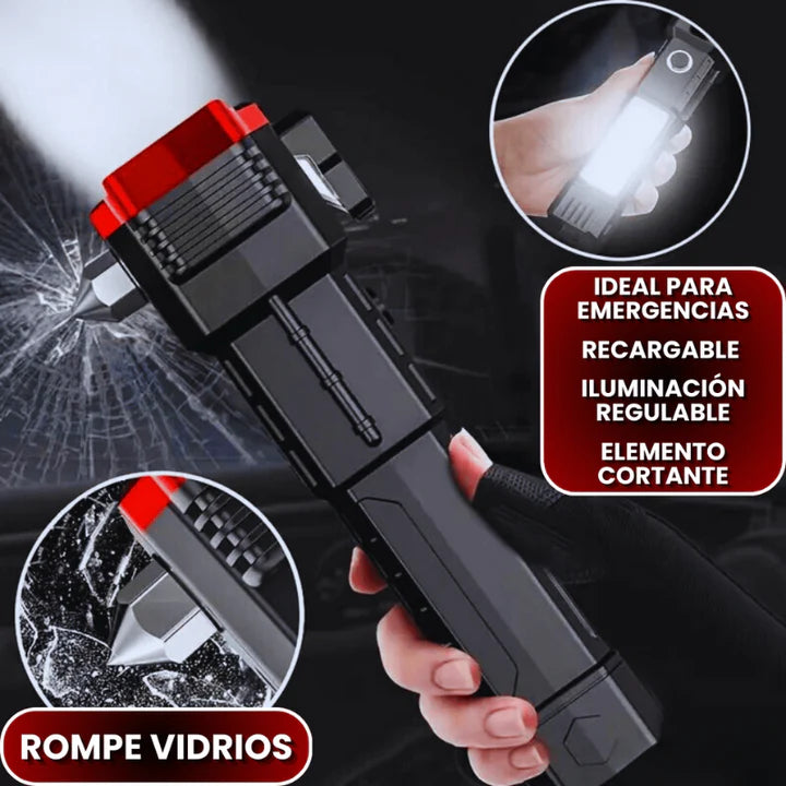 Linterna Multifuncional 4 en 1 Recargable