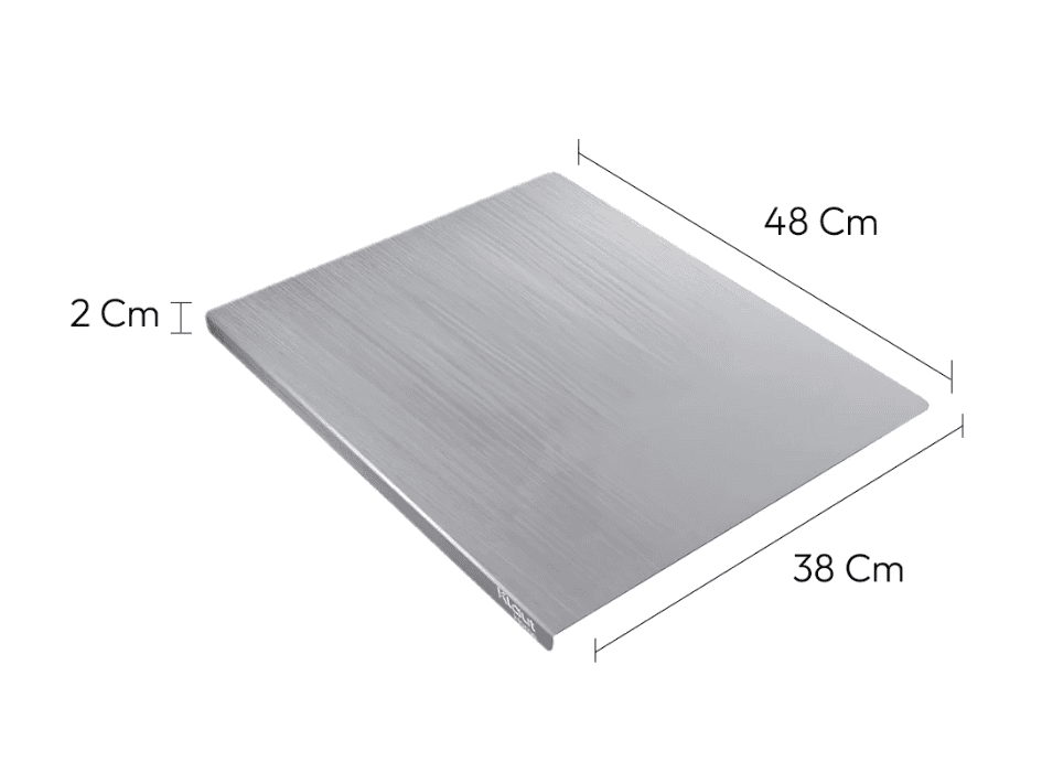 Tabla de Cortar de Acero Inoxidable 304.