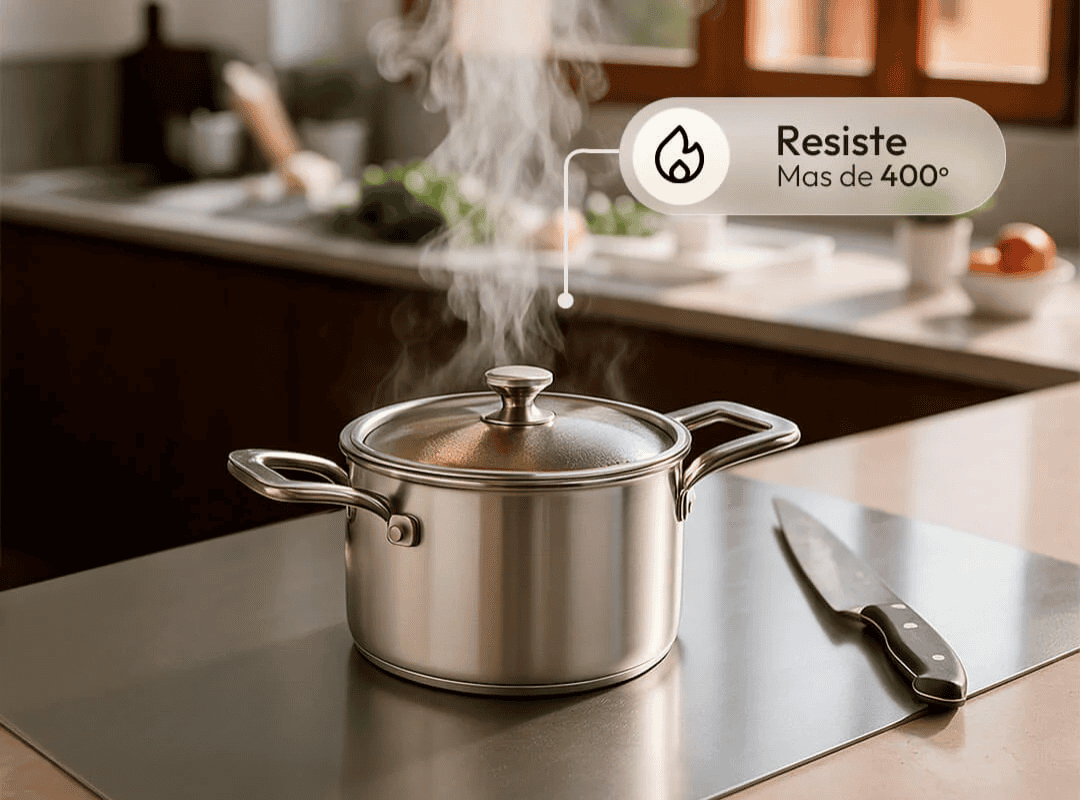 Tabla de Cortar de Acero Inoxidable 304.