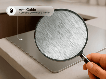 Tabla de Cortar de Acero Inoxidable 304.