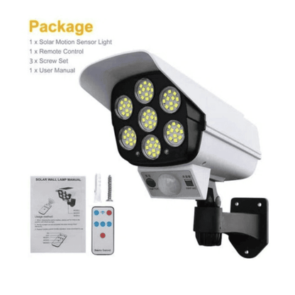 FOCO SOLAR MOD. CAMARA DE 77 LED CON