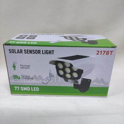 FOCO SOLAR MOD. CAMARA DE 77 LED CON