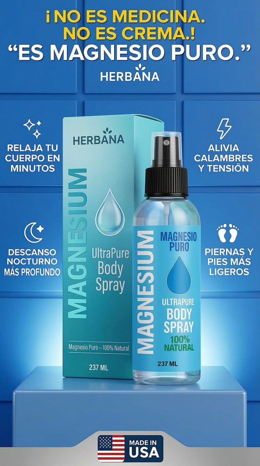 Magnesio en Spray - Grade Terapeutico(237 ml)